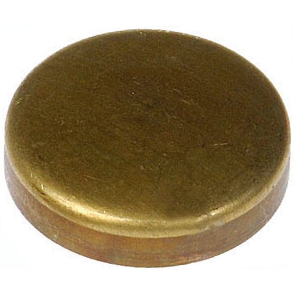 565-025 Brass Cup Expansion Plug 1-3/8 In., Height 0.310